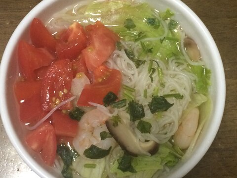 さっぱり美味しいトマトにゅうめん